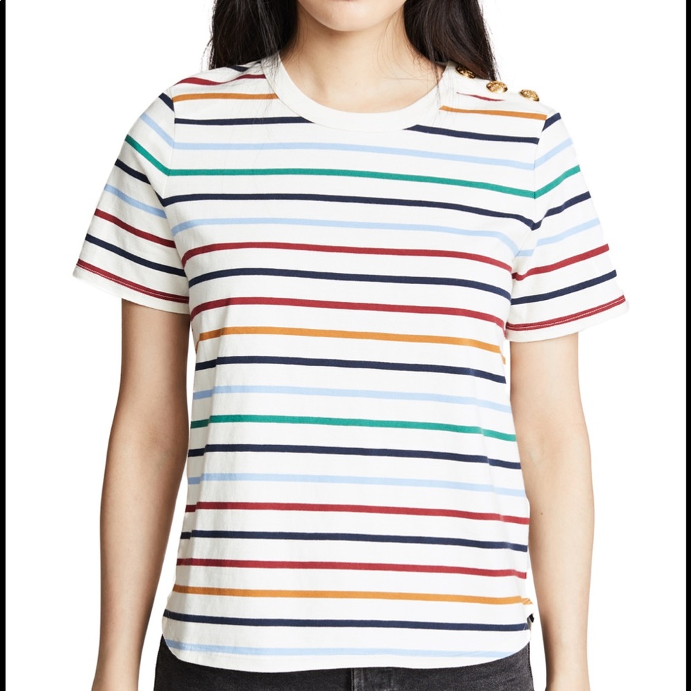 Veronica Beard Stripe T-shirt Never Worn